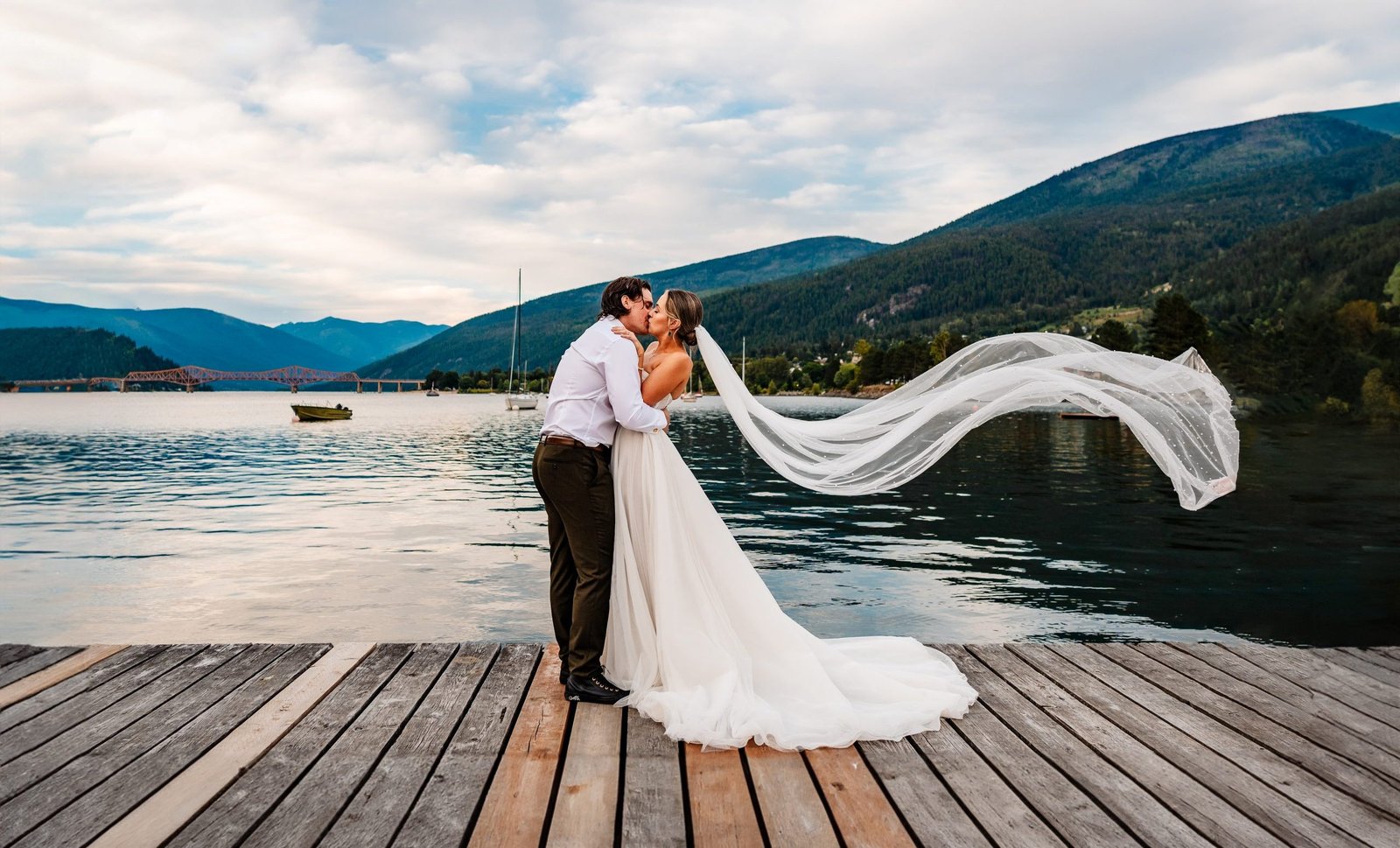 Fairytale Canada Day Wedding in Nelson B.C