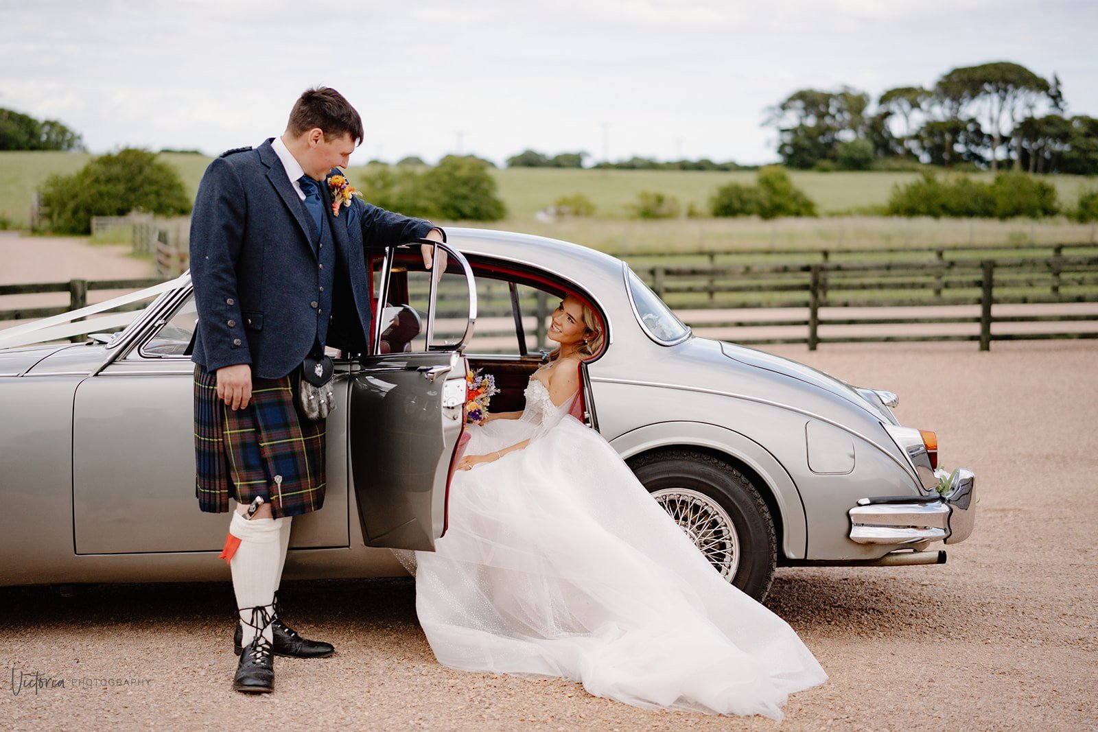 Erin & Matthew at Falside Mill